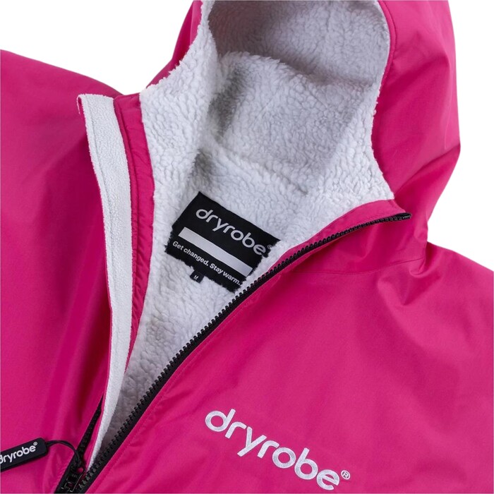 2024 Dryrobe Advance Cambiador De Manga Larga Robe V3 DALSV3 - Pink / Gris Claro